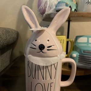 Rae Dunn pink bunny mug